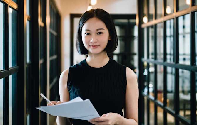 人事管理システム導入に期待している女性