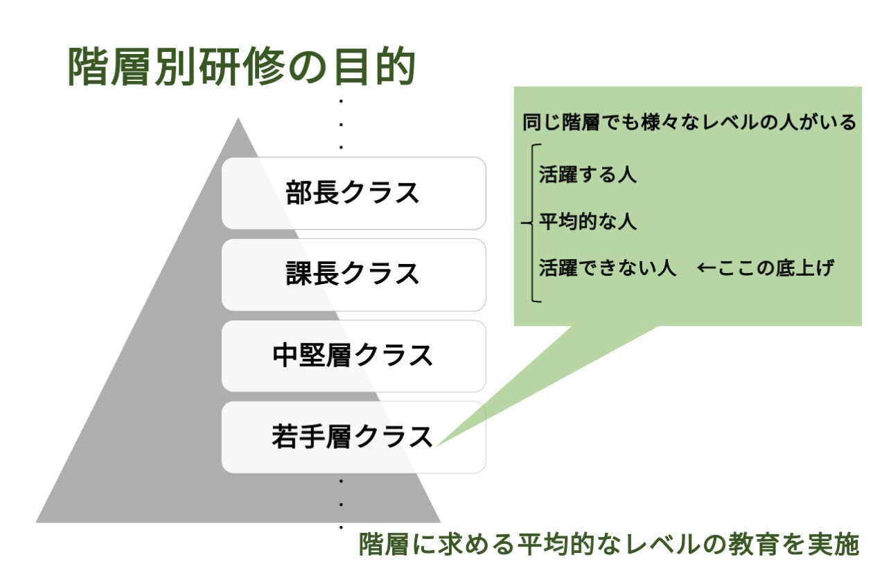 階層別研修の目的