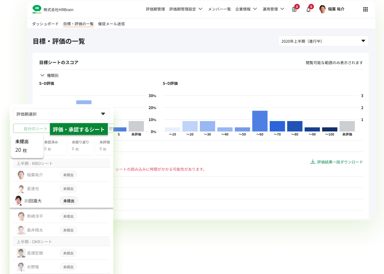 HRBrain 人事評価