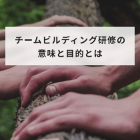 チームビルディング研修の意味と目的とは?おすすめの研修内容や実施方法について解説