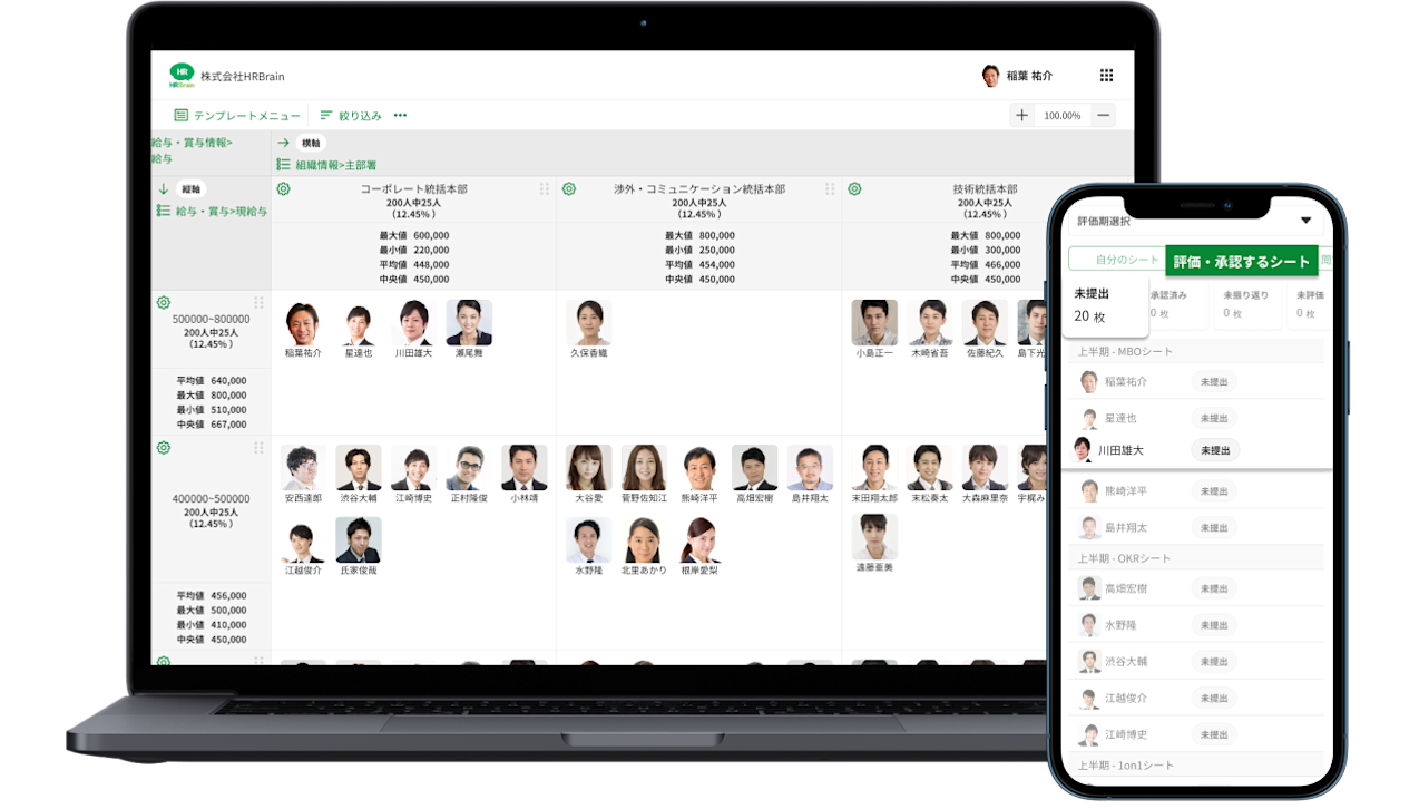 HRBrain 組織診断サーベイ