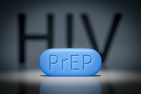 Tablette zur Vorbeugung von HIV-Infektionen. Prä-Expositions-Prophylaxe PrEP.