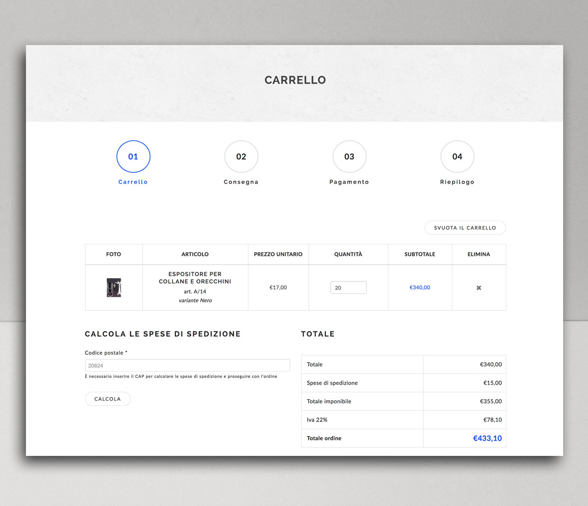 Eurovetrina Ecommerce
