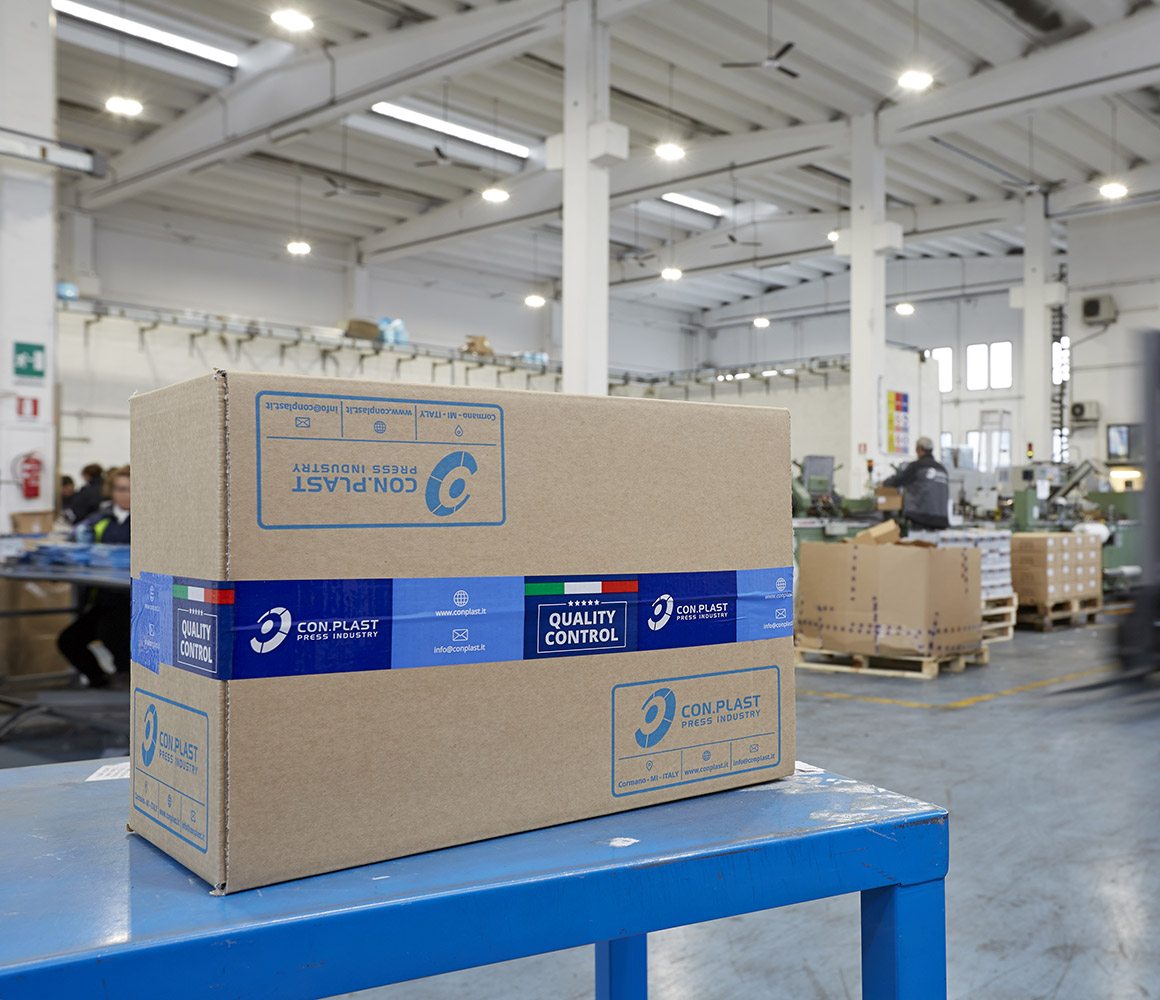 Conplast scatola e scotch