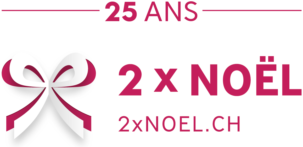 2xweihnachten Logo 25 ans
