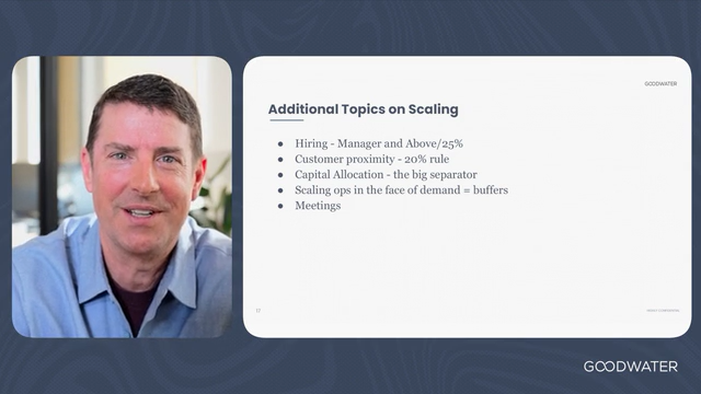 Additional Topics on Scaling