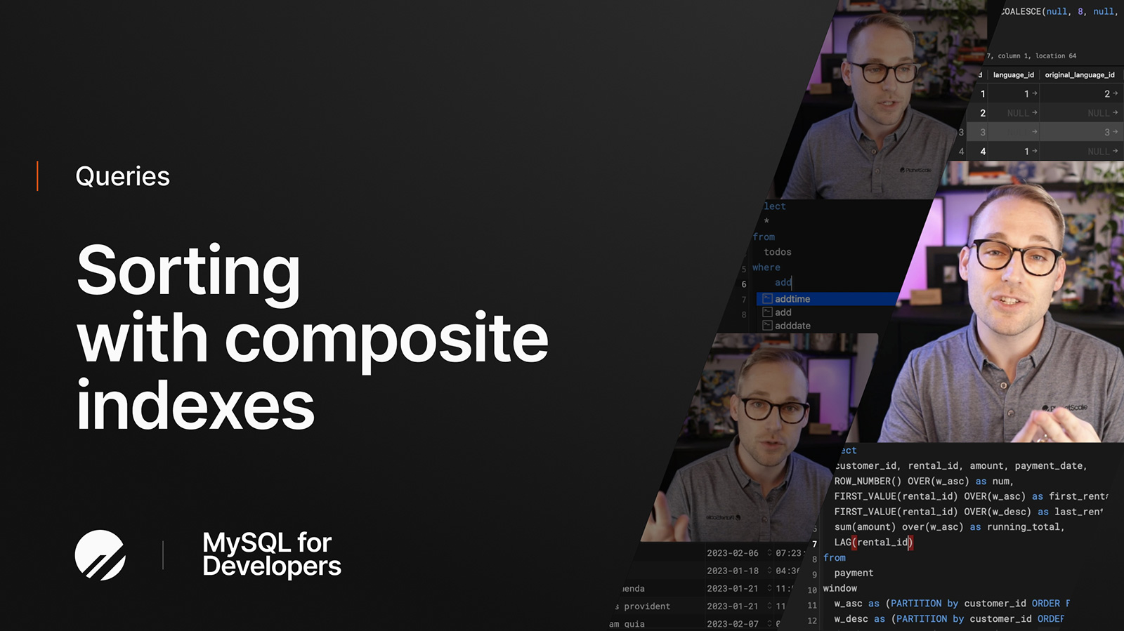 Sorting With Composite Indexes Mysql For Developers Planetscale Sorting With Composite Indexes Mysql For Developers Planetscale