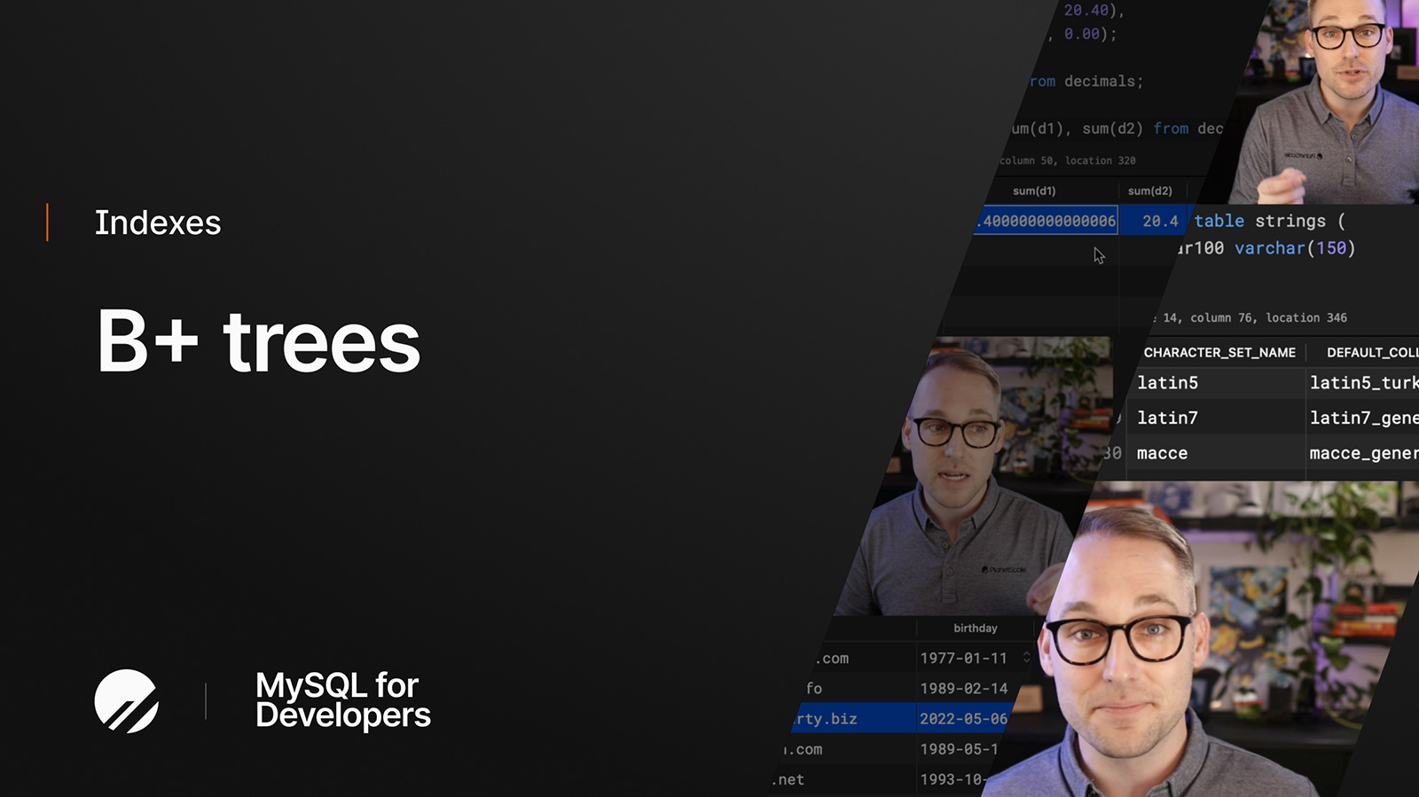 B+ Trees — MySQL For Developers — PlanetScale