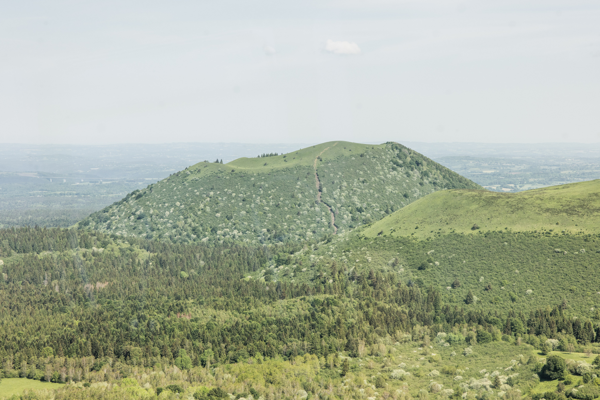 The last time the Puy de Dôme featured in a Tour de France was in 1988. Photography by: A.S.O./Morgan Bove