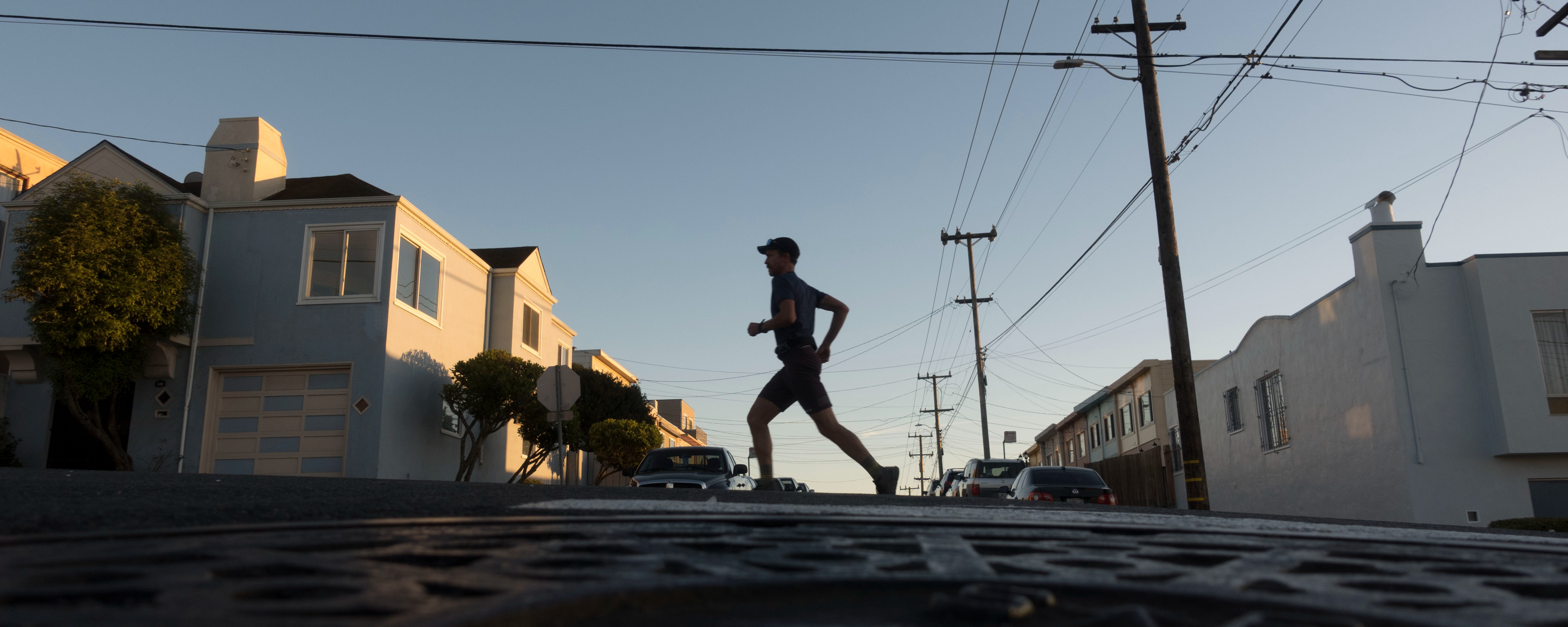 Rickey Gates running every single street in San Francisco. Photo courtesy Rickey Gates.