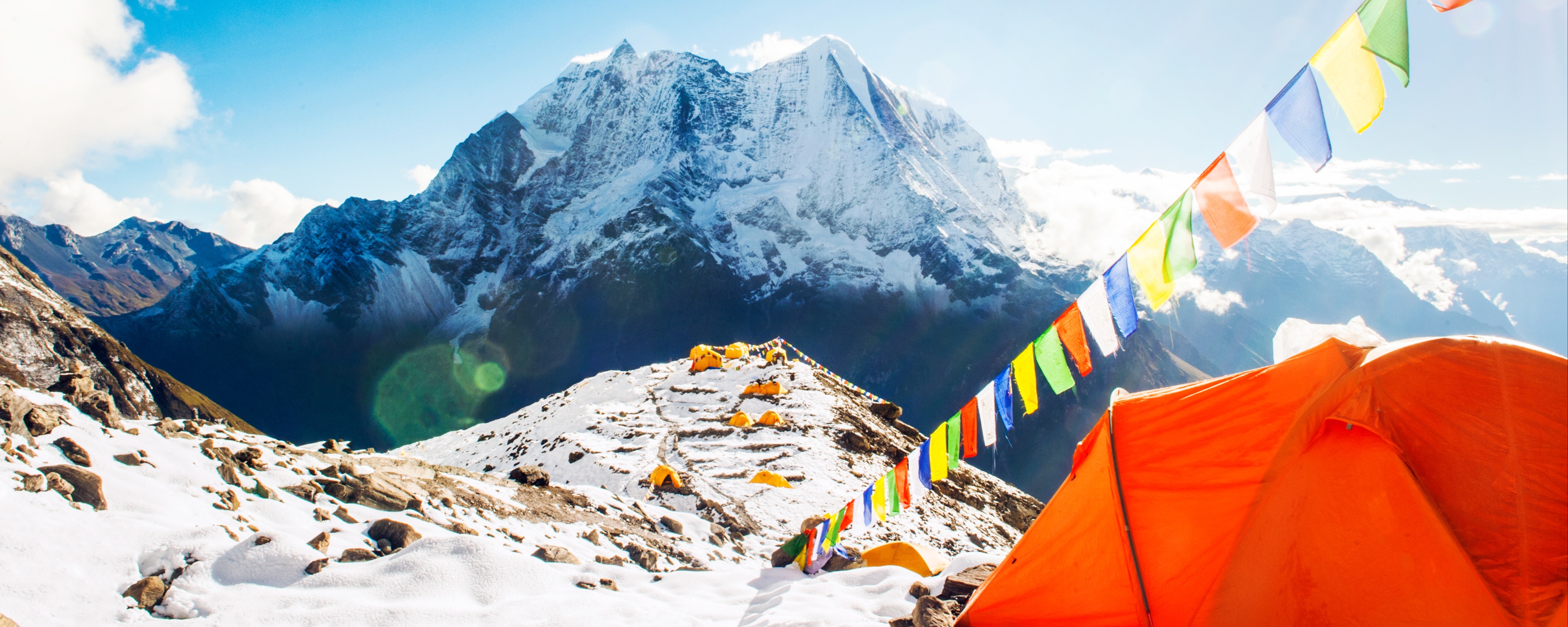 High alpine base camp. Photo: Vixit, Shutterstock