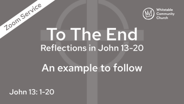 To The End 1 - 'An example to follow'