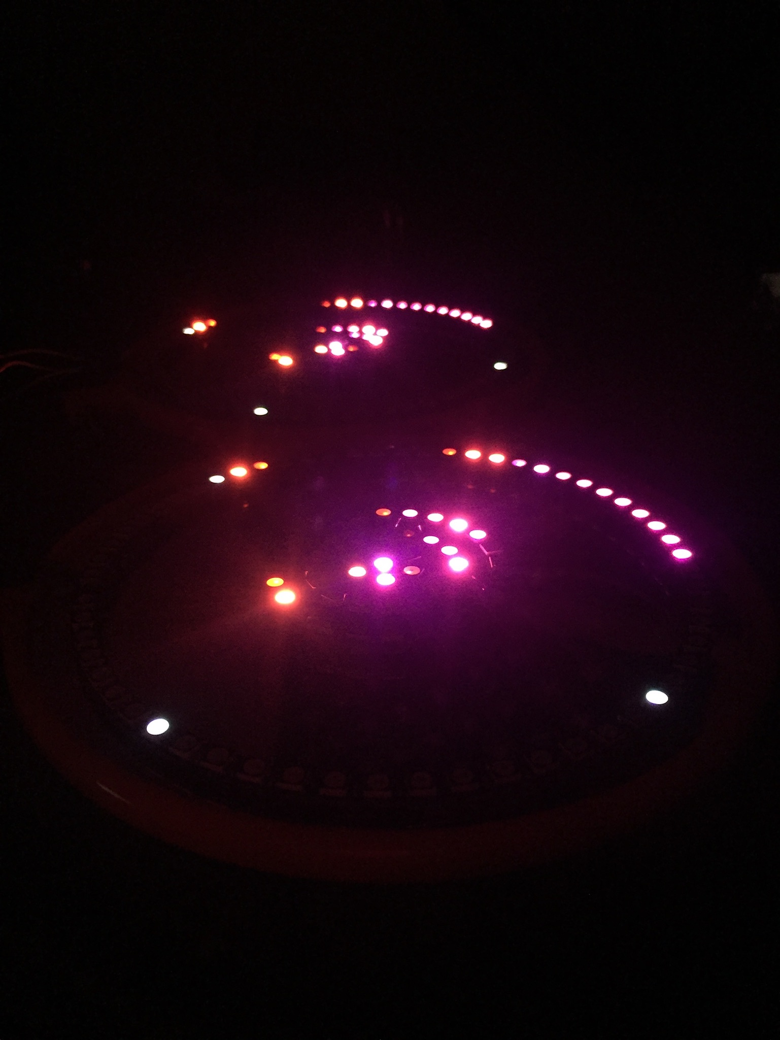 Volumetric Display v1 LED rings