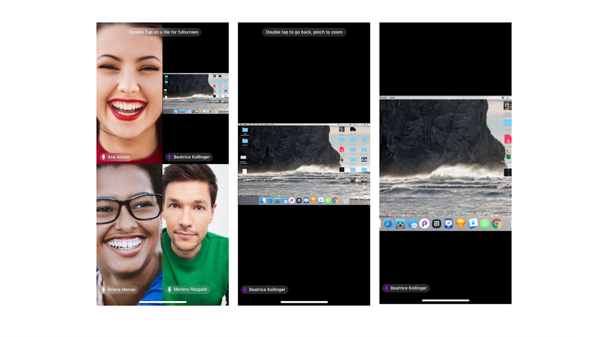 Zoom in on Screen Share and Video Calls · Wire