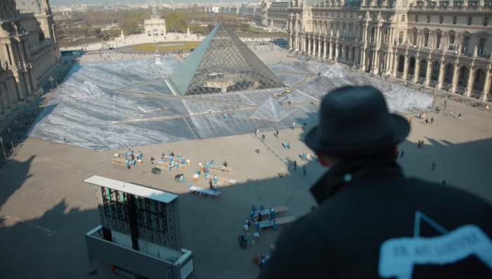 JR au Louvre et le secret de la Grande Pyramide