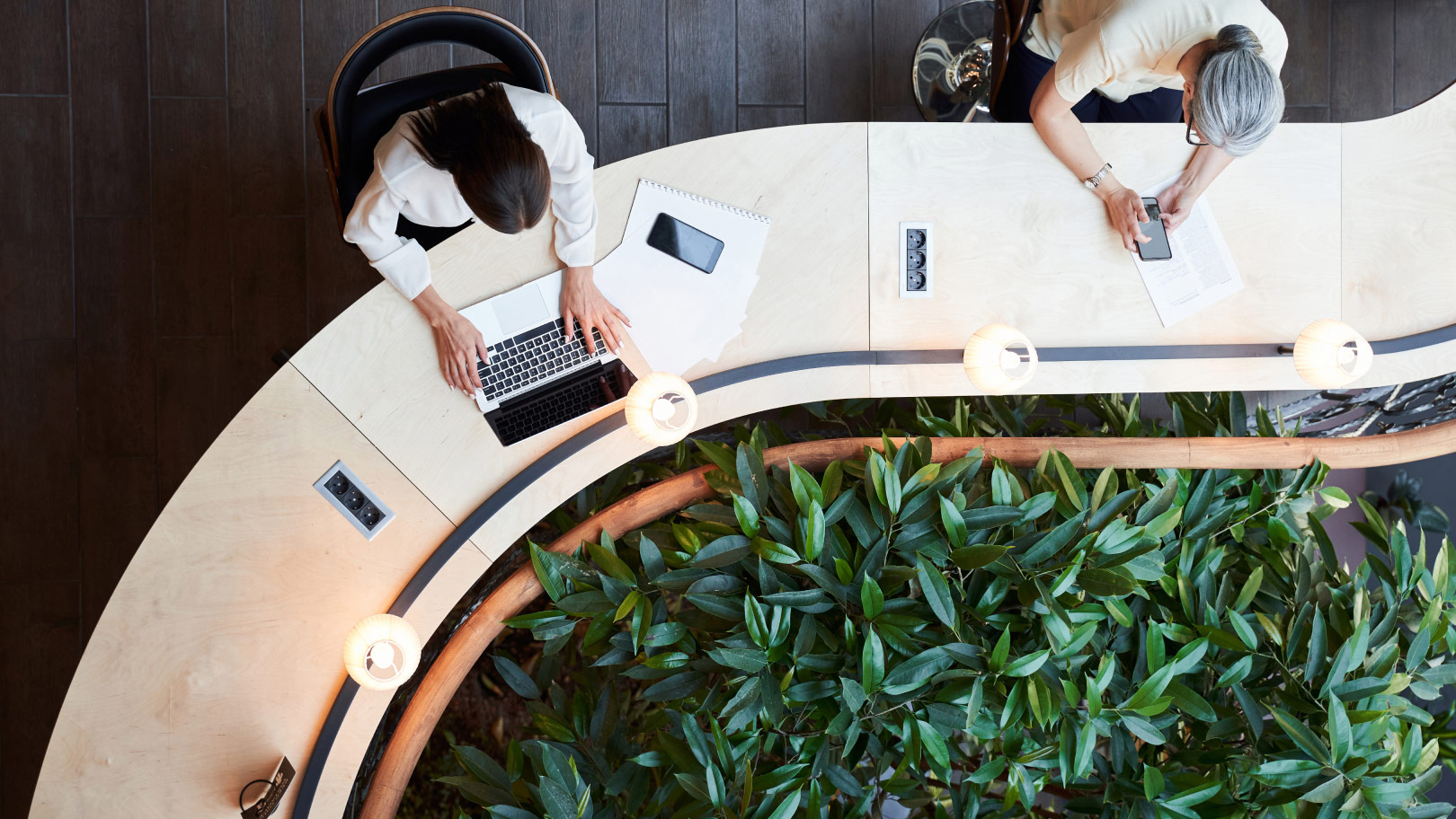 aerial-of-people-working-together