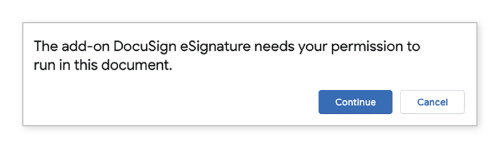 Add eSignature to Google Docs