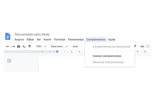 Assinar direto no google doc