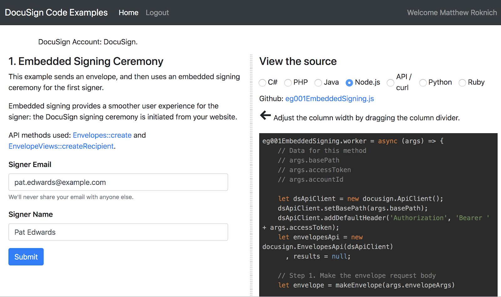 Build with the Docusign APIs at CalHacks 2019