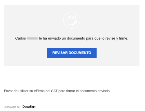 Captura de pantalla - cómo firmar documentos en DocuSign con la e.firma SAT