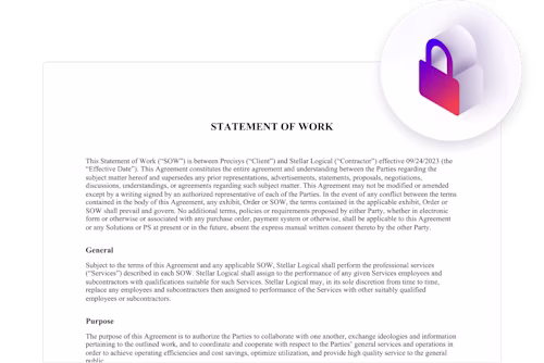 Sample statement of work contract