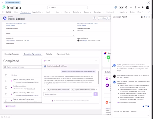 How to Build Agentic Agreement Workflows with Docusign and Salesforce