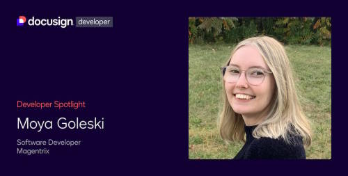 Spotlight Developer, Moya Goleski