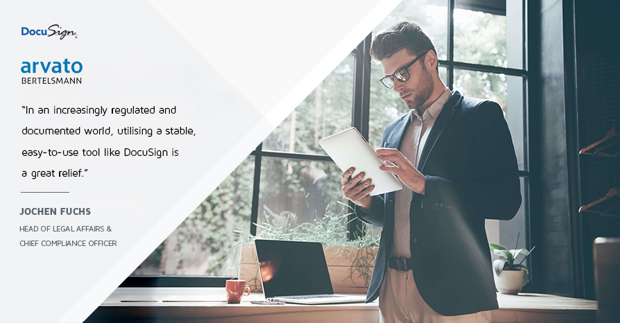 Arvato Systems discuss how the usability of a tech solution determines its success or failure, and solutions don’t get much easier to use than Docusign.