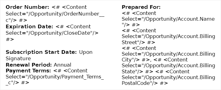 Anchor text using Salesforce fields