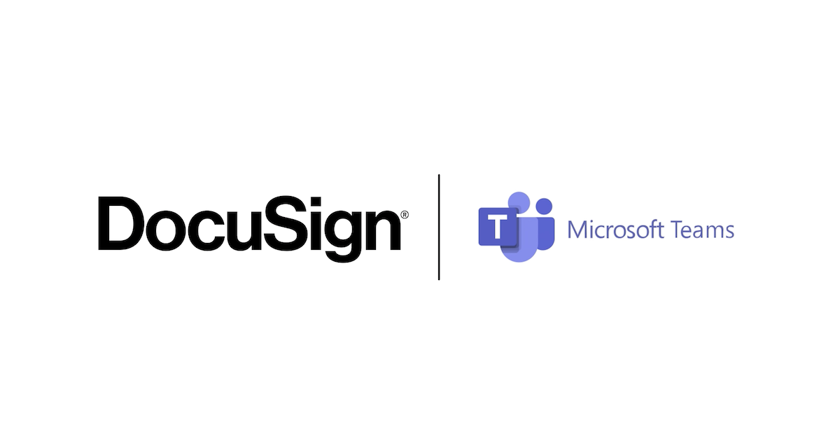 Docusign esignature for microsoft teams approvals 