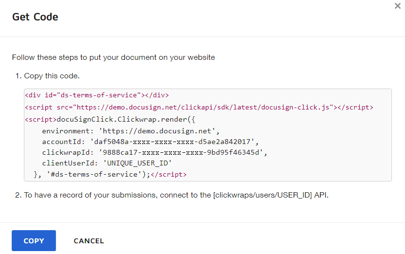 Introducing the Docusign Click API