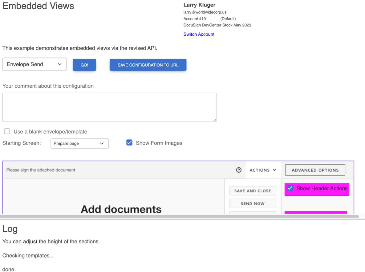 Embedded Views Tool