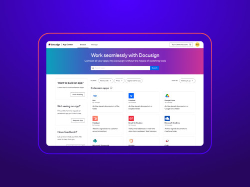 Docusign App Center: Customize and Extend Your Agreement Processes