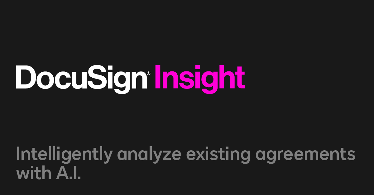 Driving Contract Intelligence in SAP Ariba with Docusign Insight