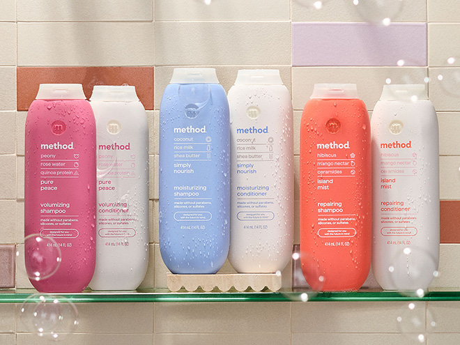method shampoos and conditioners