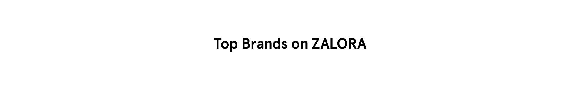 Top Brands Zalora