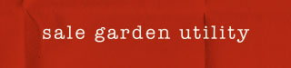 sale garden utility