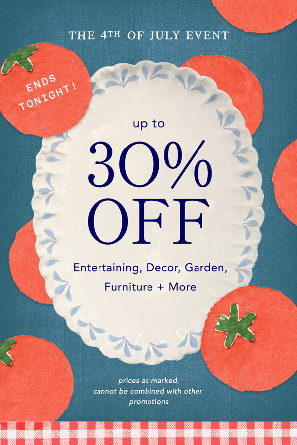 Up to 30% Off | The 4th of July Event