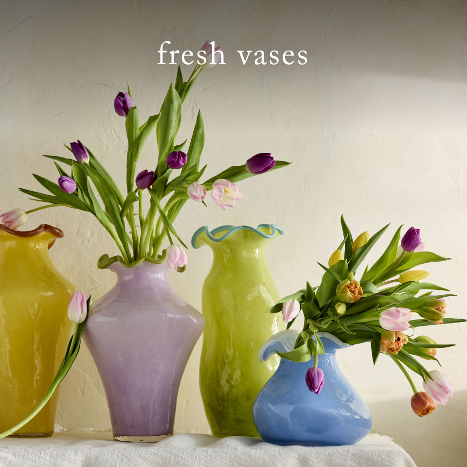 Contract Rim Glass Vases