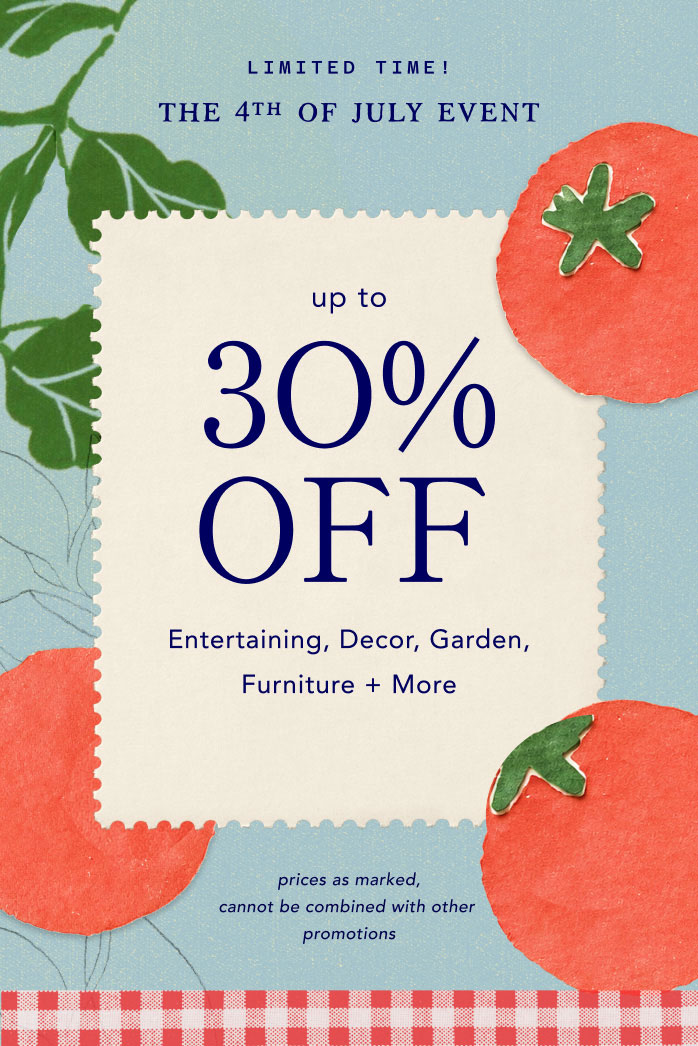 Up to 30% Off | The 4th of July Event