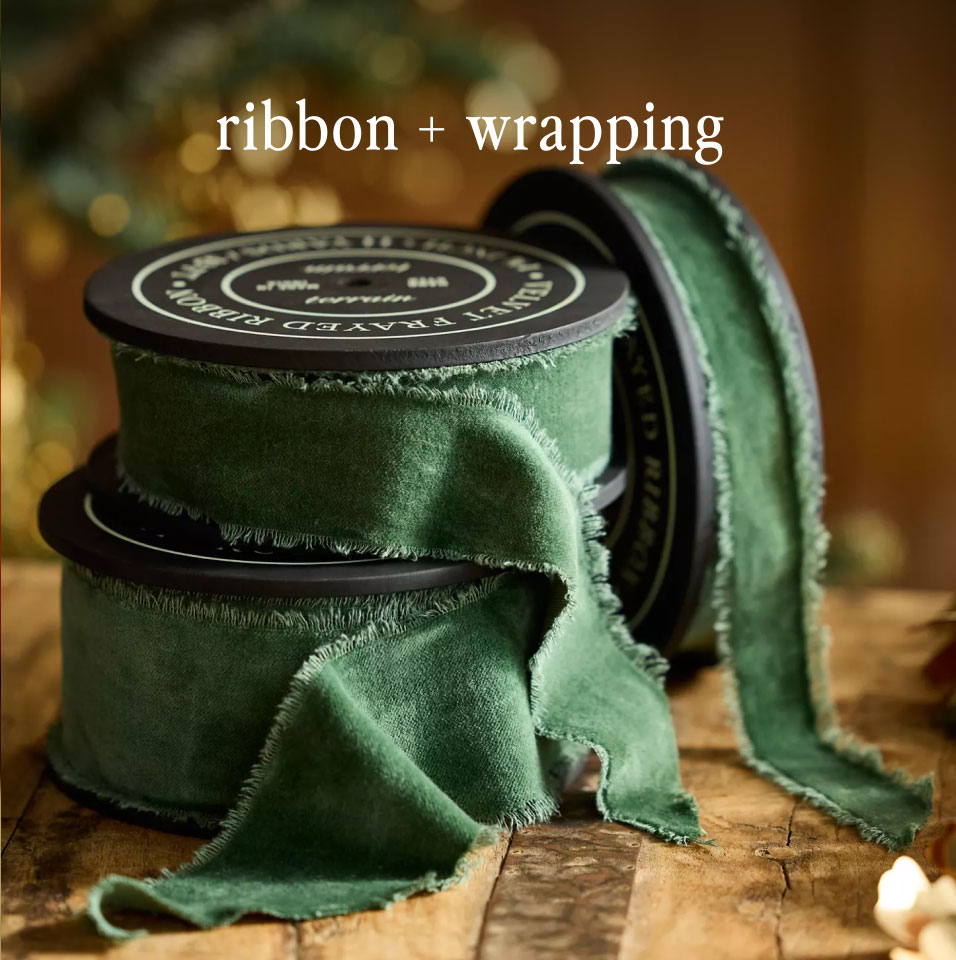 ribbons + wrapping