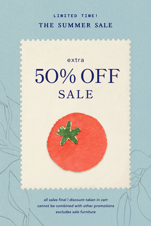 Limited Time! Extra 50% Off Sale