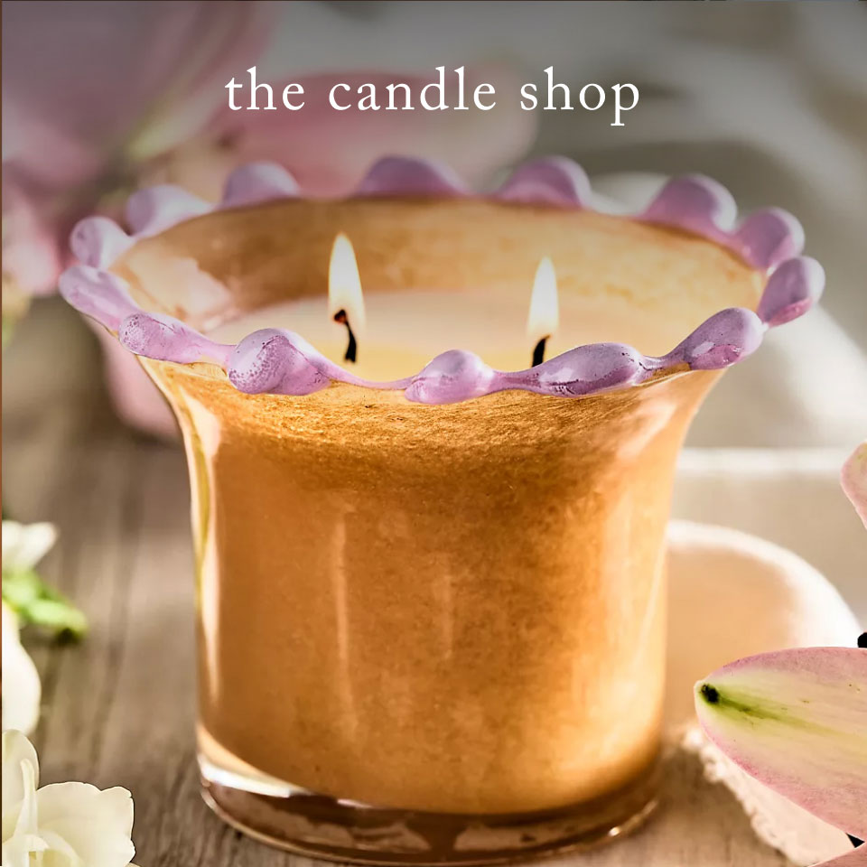 Ruffle Rim Candle
