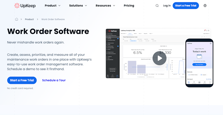 upkeep features upkeep features