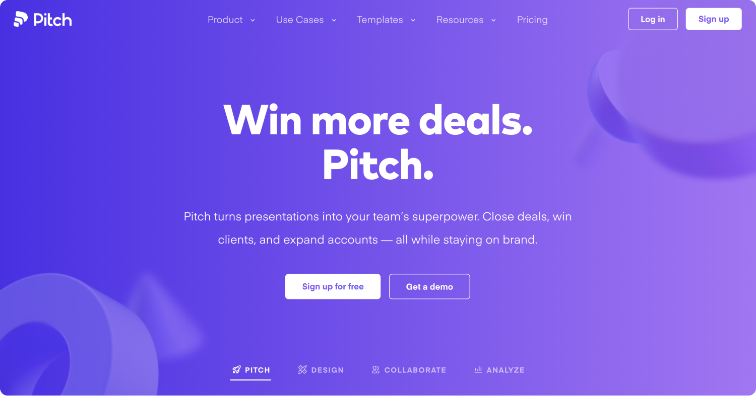 pitch homepage pitch homepage