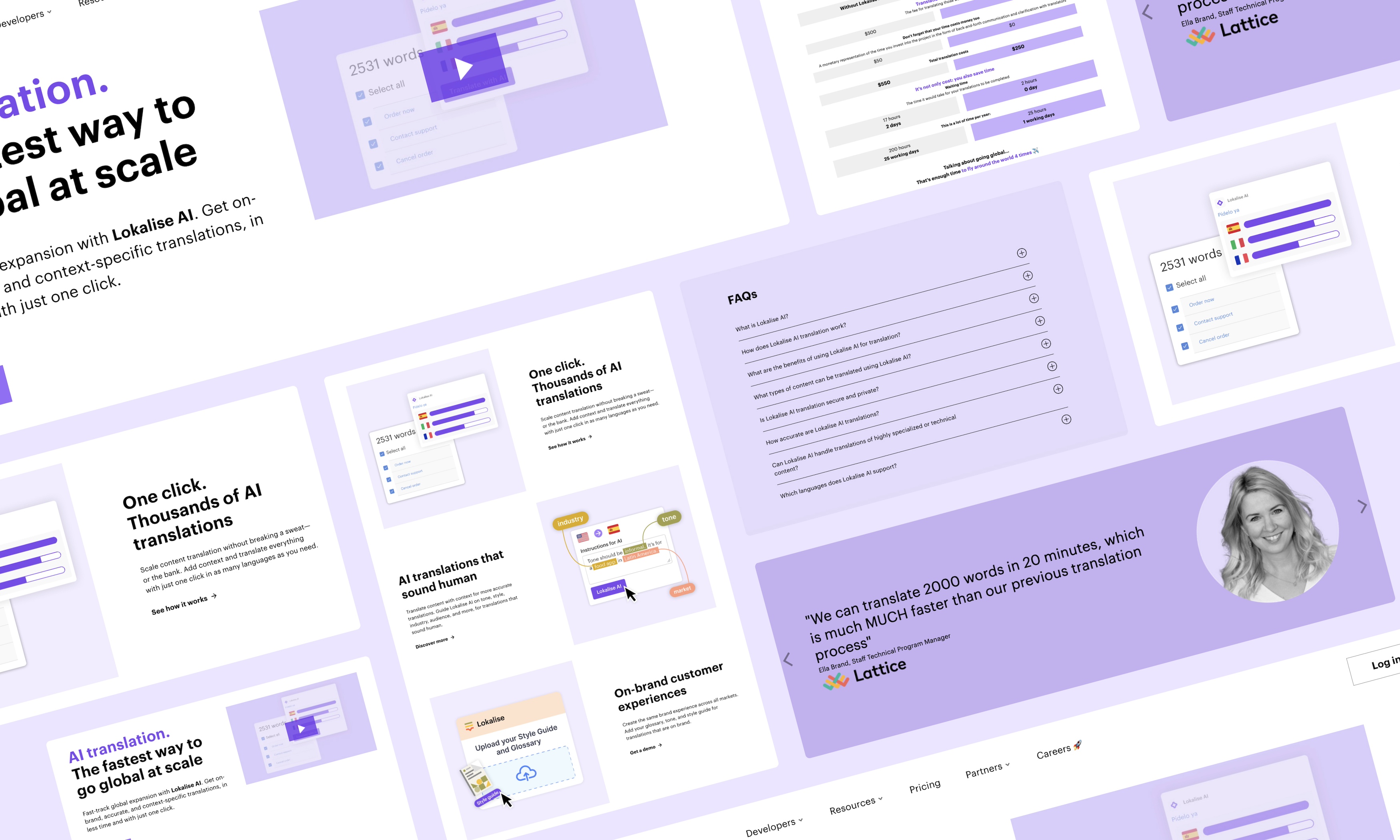 Lokalise Product Page