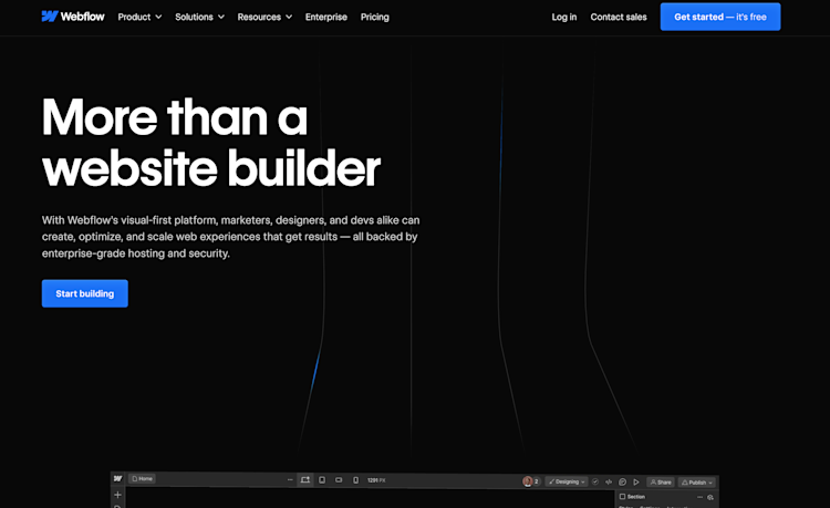 webflow website webflow website
