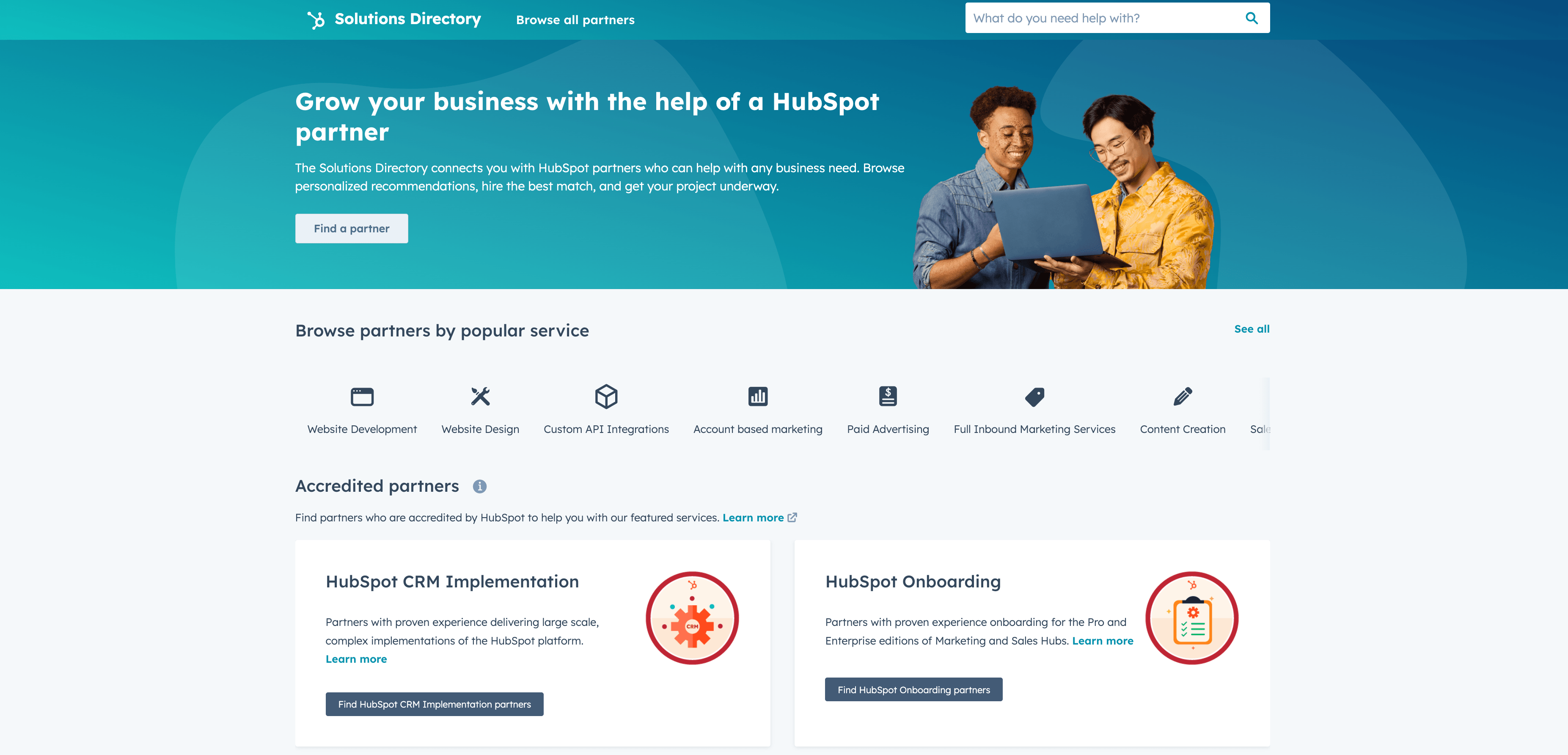 hubspot solutions partners