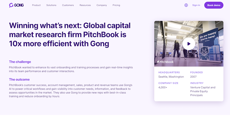 gong case study gong case study