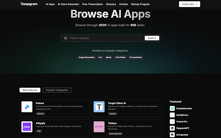deepgram-ai-apps deepgram-ai-apps